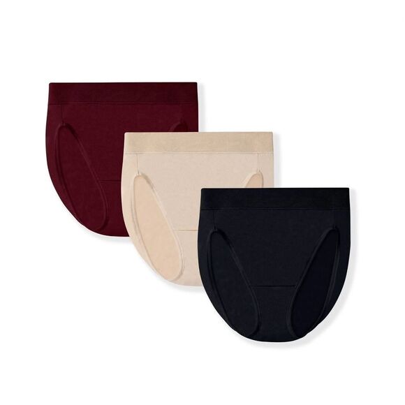 Women's 360 Comfort Hi-Cut Underwear Briefs Panties 2, 3-Packs Size 5X - Picture 4 of 9